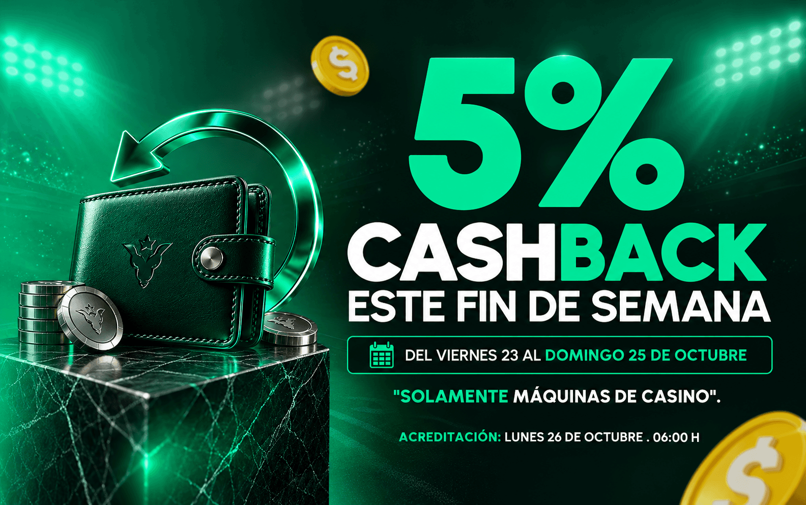 Cashback 5%