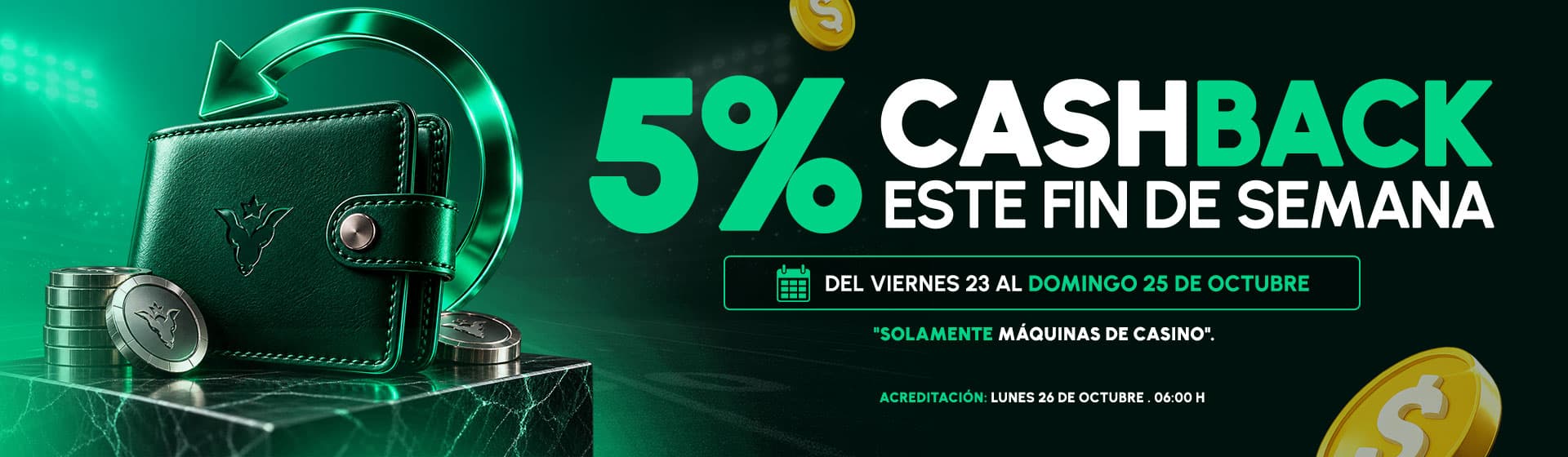 Cashback 5% Cashback 5%